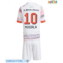 Camisa de time de futebol Bayern Munich Jamal Musiala #10 Replicas 2º Equipamento Infantil 2025-26 Manga Curta (+ Calças curtas)